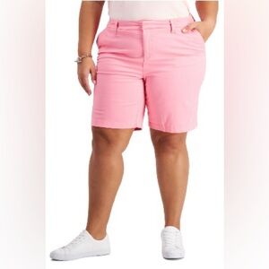 Tommy Hilfiger Women's Pink Bermudas